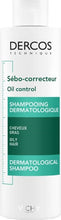 Load image into Gallery viewer, Vichy Dercos Oil Control Dermatological Shampoo for Oily Hair with Antisebum Complex 200ml