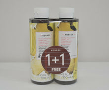 Load image into Gallery viewer, Korres Shower Gel Natural Product Unisex 1+1 Free 250ml + 250ml -8.45oz + 8.45oz