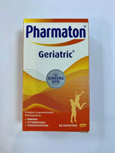 Load image into Gallery viewer, Pharmaton Geriatric 30 Capsules Once Daily Multivitamins + Minerals
