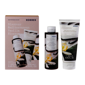 Korres Vanilla Flowers Body Cleansing & Hydration Care Set