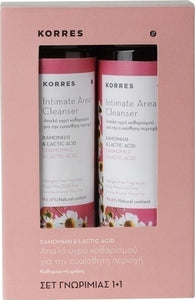 Korres Chamomile & Lactic Acid Intimate Area Cleanser 2x250ml