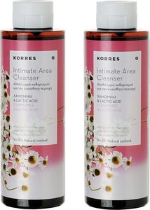 Korres Chamomile & Lactic Acid Intimate Area Cleanser 2x250ml