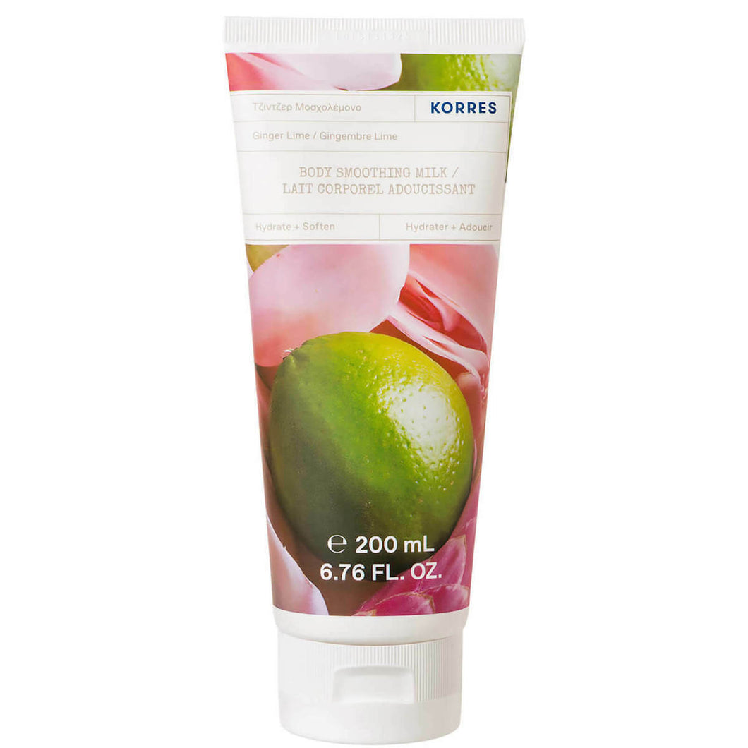 Korres Ginger Lime Body Emulsion 200ml Hydrate & Soften