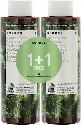 Korres Mint Tea Showergel 2x250ml