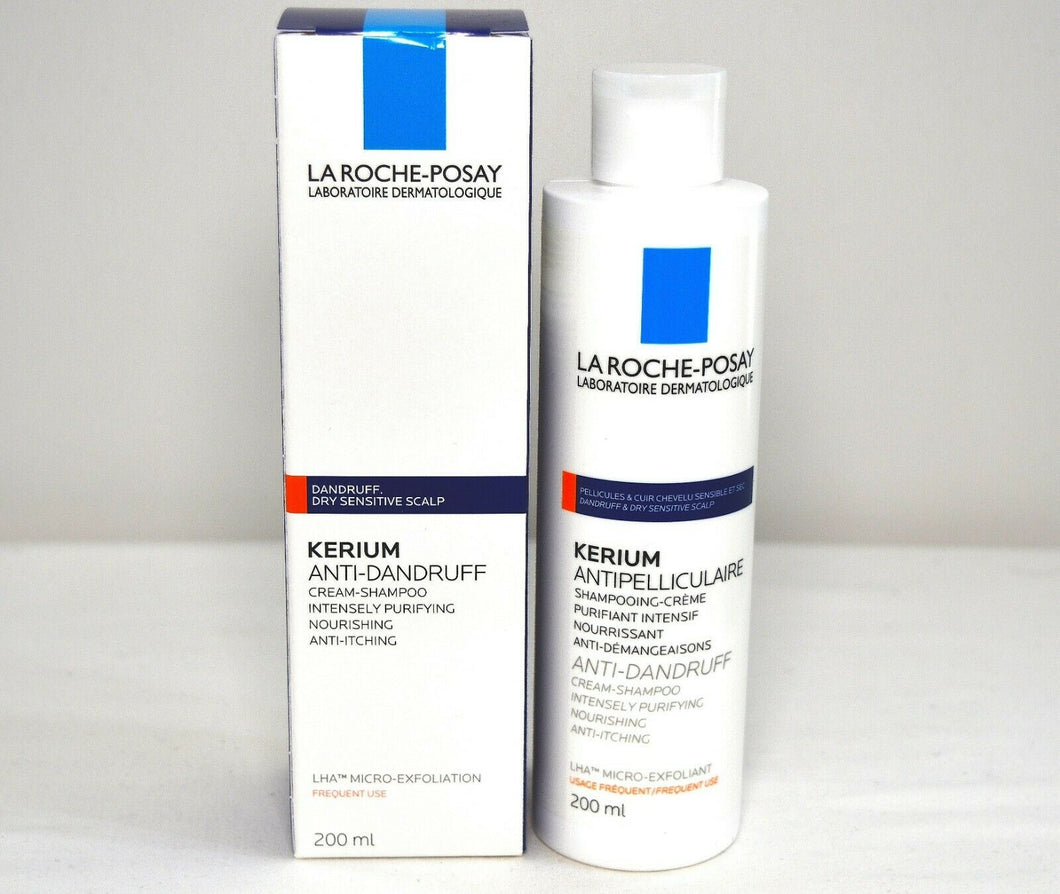 La Roche Possay Kerium Anti-Dandruff Cream-Shampoo 200 Ml Dry Sensitive Scalp