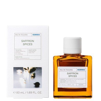Korres Saffron Spices Eau De Toilette Men's Fragrance, 50ml