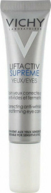 Vichy Liftactiv Supreme 24h Eye Cream for Anti-Aging, Dark Circles 15 ml